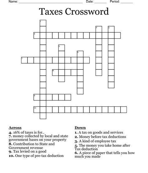 taxed crossword clue|tax 6 letters.